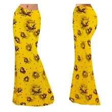 S m l 3XL новые летние элегантные юбки длинные женские юбки с принтом больших размеров юбка женская