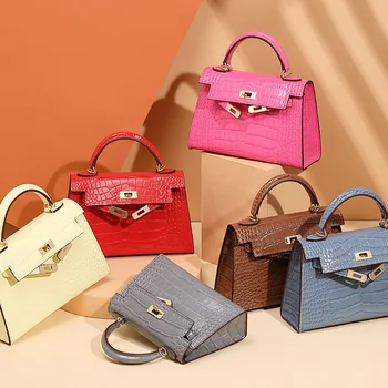 

2020 New Handbag Fashion Palm Print Crocodile Shoulder Messenger Bag