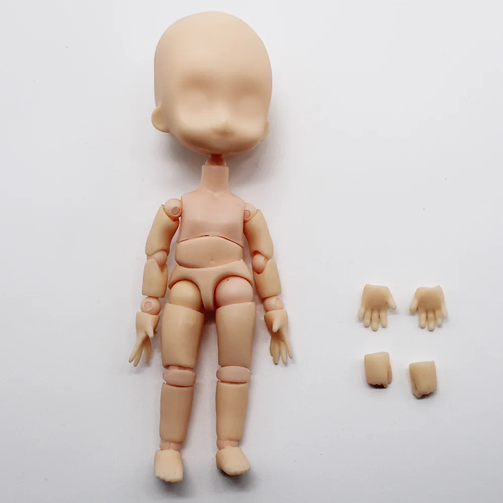 1/12 BJD Обнаженная кукла Детские куклы игрушки подвижные 15 см мини детские фигурки игрушки макияж кукла DIY кукла шарнир тело с подставкой,игрушки куклы игрушки для девочек кукла холодное сердце лол кукла лол