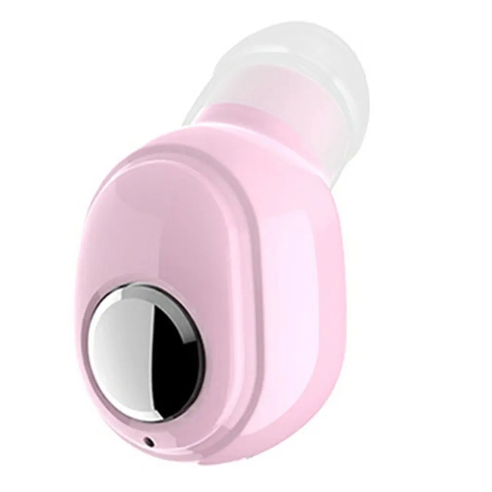 Pink L15 мини беспроводные Bluetooth наушники спортивные беспроводные наушники стерео магнитные одиночные стерео наушники-вкладыши беспроводные наушники - Цвет: Pink
