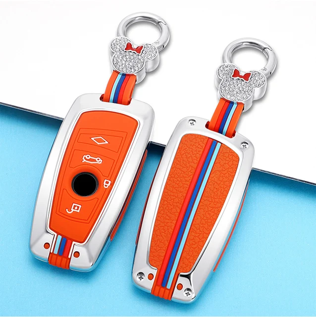 Car Key Case Cover Fob Key Bag Key Holder Keychain For Bmw F20 F30