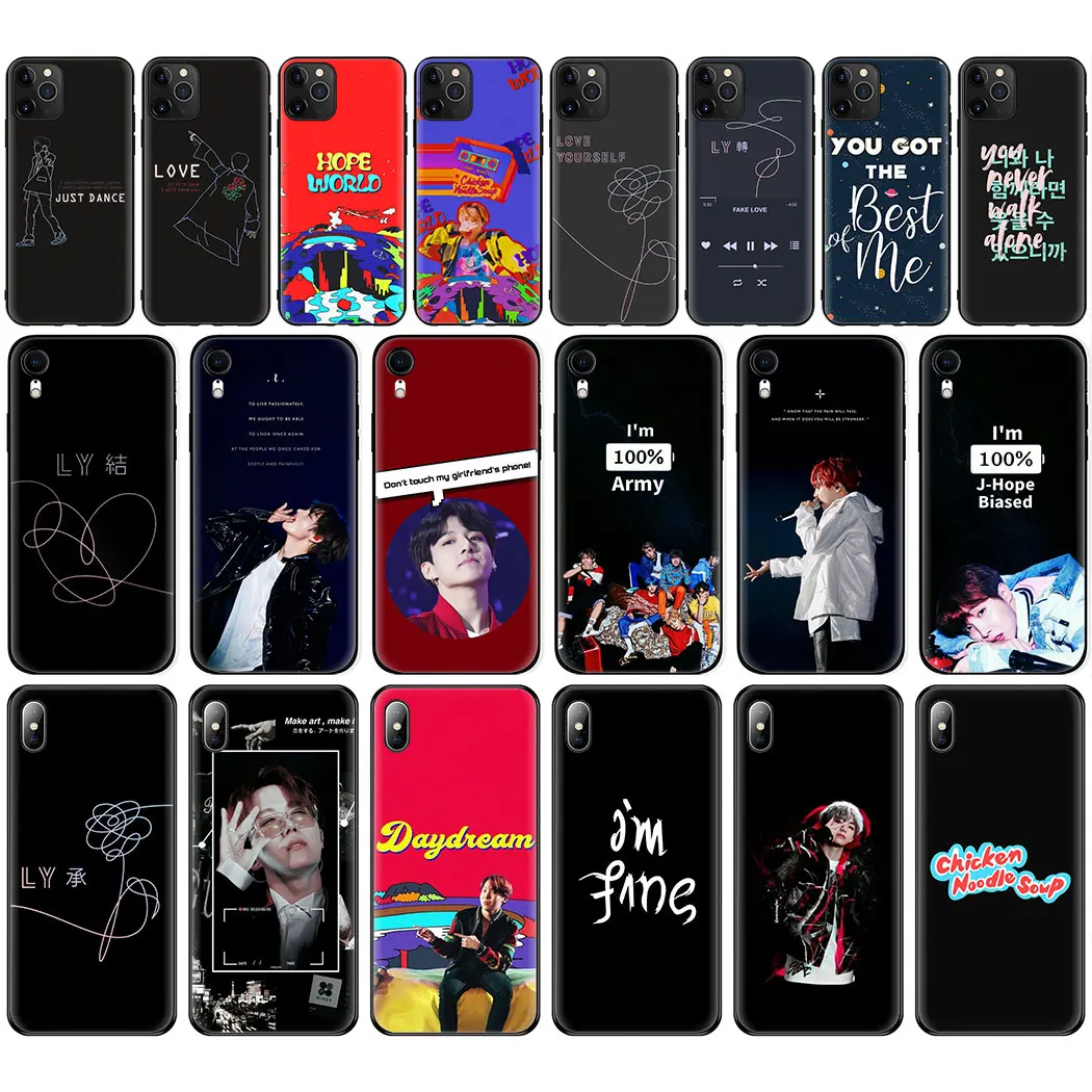 Мягкий силиконовый чехол kpop j-hope для iPhone 11 Pro Max 6 7 8 Plus 5 5S 6S X XR XS | Мобильные телефоны