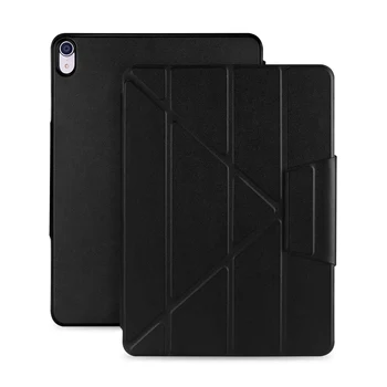 

For iPad Pro 11 PU Leather Back Funda Protective pencil case cover For iPad Pro 12.9 Magnetic Smart Tablet Case
