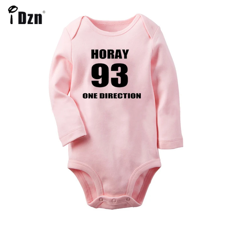 Рок ленточный микрофон гитара полка барабан 93 horay one direction signs новорожденный Детский комбинезон для малышей комбинезон с длинными рукавами
