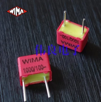 

2pcs Free shipping WIMA 100V 1000pF 102 1N FKP2 Series Film Capacitors Original Brand New