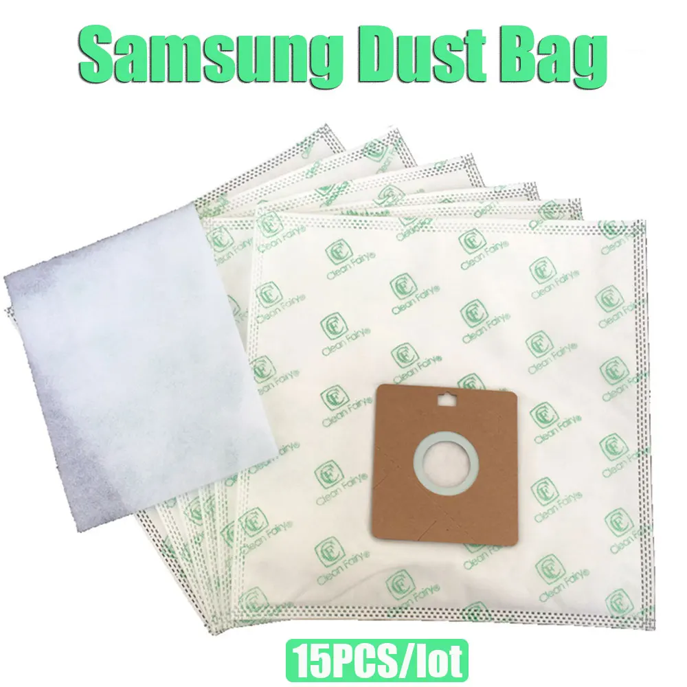 15X пакеты для пылесоса Замена samsung VP77 SC4180 SC4181, AEG GR.50, smart 366, Nilfisk GM50 55 Menalux 5100