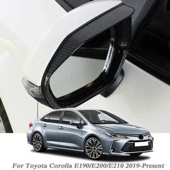 

2pcs Car Styling Rear Mirrors decorative frame Exterior Trim Cover Sequins For Toyota Corolla E190 E200 E210 2019-Present Sequin