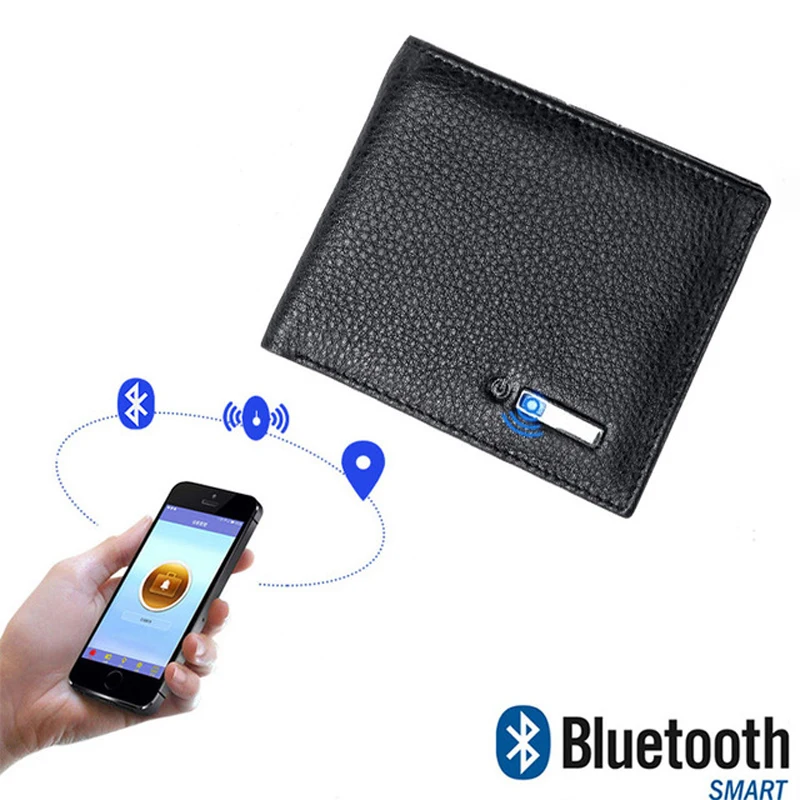 

1 Pcs Outdoor Small Tool Multifunction Portable Anti Lost Intelligent Bluetooth Card Holders Suit for IOS Android Smart Wallet