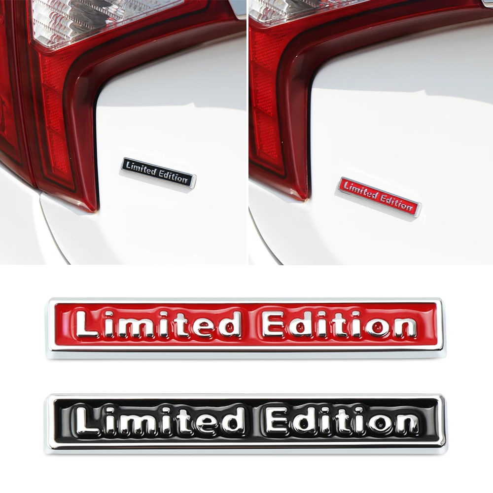 3D Metal Limited Edition Logo Auto Car Sticker Badge Decal Motorcycle  Stickers Chrome Emblem for Suzuki Honda Kawasaki YAMAHA
