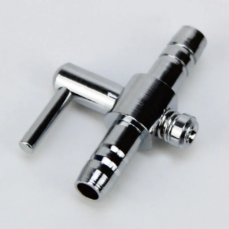 4mm Aquarium Tank Air Distributor Air Pump Flow Tube Pipe Line Stainless Steel Control Valve Pump Accessories 1pcs aquarium air pump fish tank oxygen pump