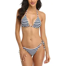  Side Tie Scrunch Thong Bikini Brazilian String Bikinis Swimsuit Women 2 Piece Thongs Bathing Suit Sexy Swiming Suit Swimwear 