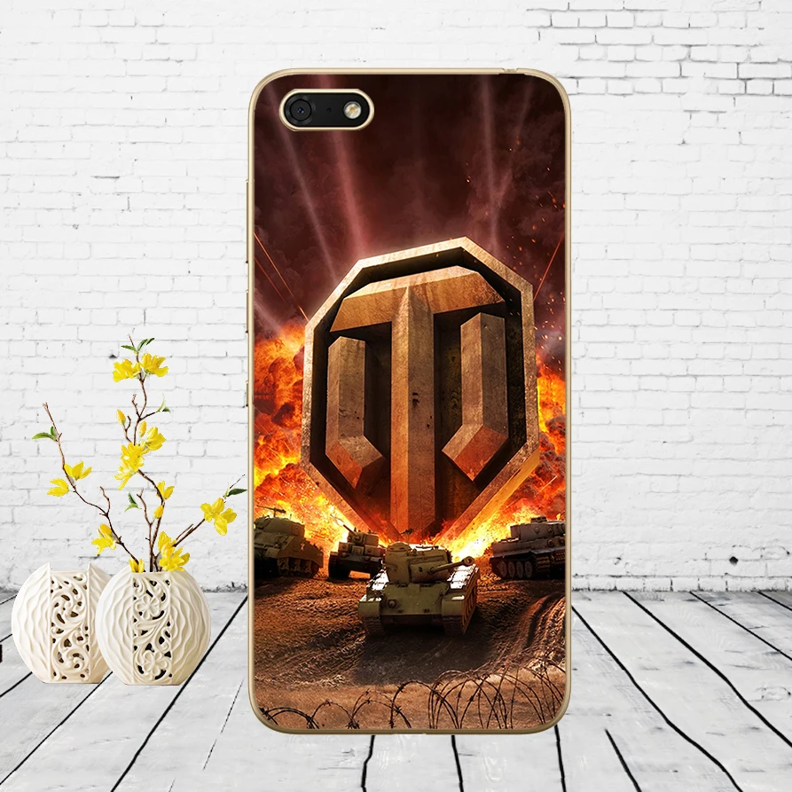 91DD world of tanks Мягкий силиконовый чехол для Huawei Honor 9 10 Lite 7A 5,45 7a pro 7c 5,7 дюймов 7x 8x чехол - Цвет: 17