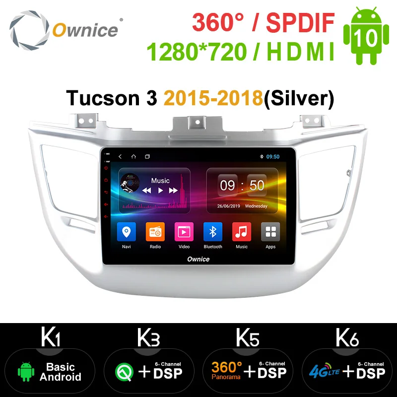 Ownice Octa Core Android 10 0 Автомобильный DVD радио плеер GPS Navi для Hyundai Tucson 3 2015 2018 k3 k5 k6 360 Panorama