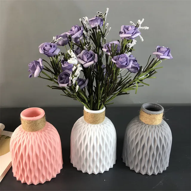 Anti-ceramic Imitation Rattan Flower Vase