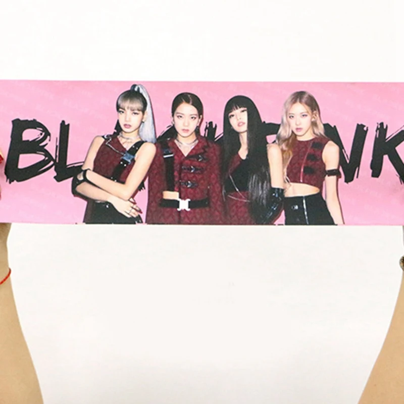 1 шт. Kpop BLACKPINK концертный вокруг поддержки ручной баннер ткань повесить плакат для поклонников коллекция подарок