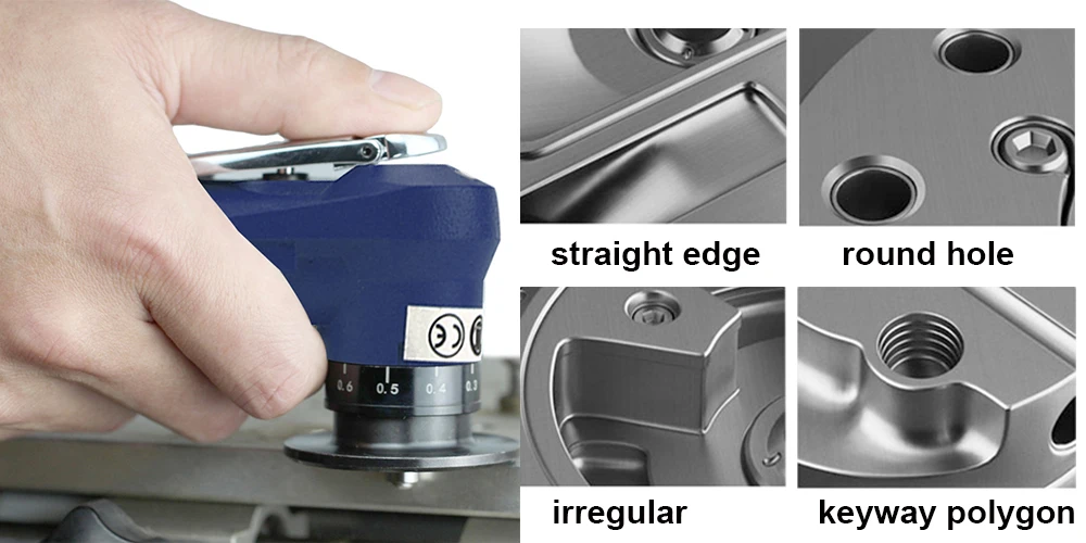 Chamfering Mini Deburring Metal 30000rpm Circular Edge