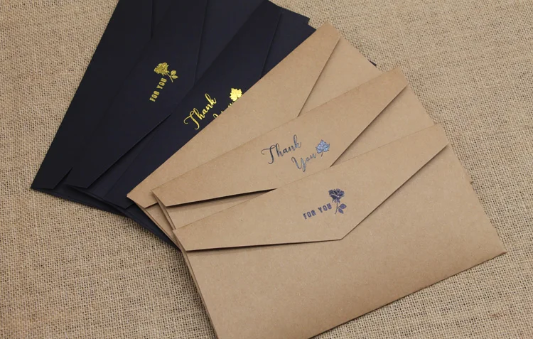 50 шт./упак.#5 конверты из крафт-бумаги Бумага конверты DIY декоративный конверты Размеры 110 мм X 220 мм школьные канцелярские принадлежности