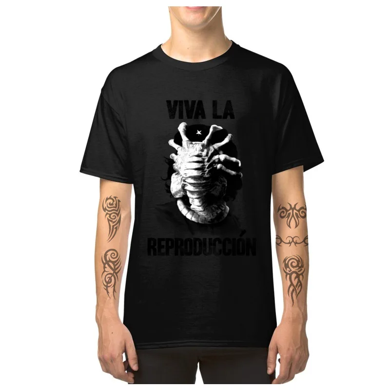  Men T Shirts CHE-HUGGER_247 Fitness Tight T Shirt Pure Cotton Round Neck Short Sleeve Printed Tshirts Mother Day CHE-HUGGER_247 black