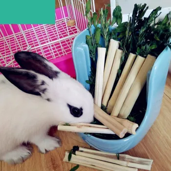 

Small Pets Natural Sweet Bamboos Chew Toys Healthy Snacks For Rabbits Guinea Pigs Chinchilla Squirrel