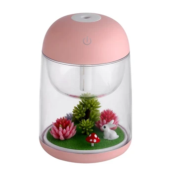 

Air Humidifier LED Landscape, Adjustable Mist Mode, Waterless Auto Shut-Off Various Places Like Bedroom, Office, Car