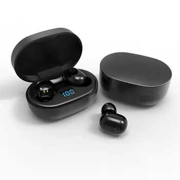 

TWS 5.0 Bluetooth Earphone Real Wireless Earbuds Dual Stereo Gaming Headset Portable Voice Control Digital Display Headphones