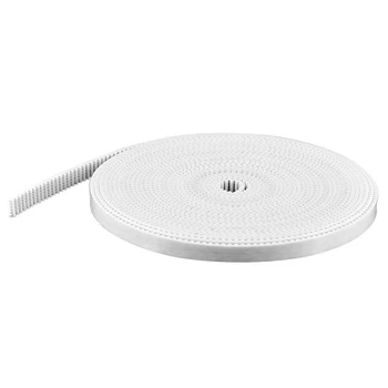 

1Pcs White GT2 9mm Width 2GT PU Transmission Timing Belt for 3D Printer Length 5M