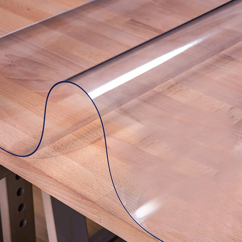  HAZY 2mm Transparent PVC Tablecloth Waterproof Rectangle Table Cloths Coffee Table Mat Table Cover 