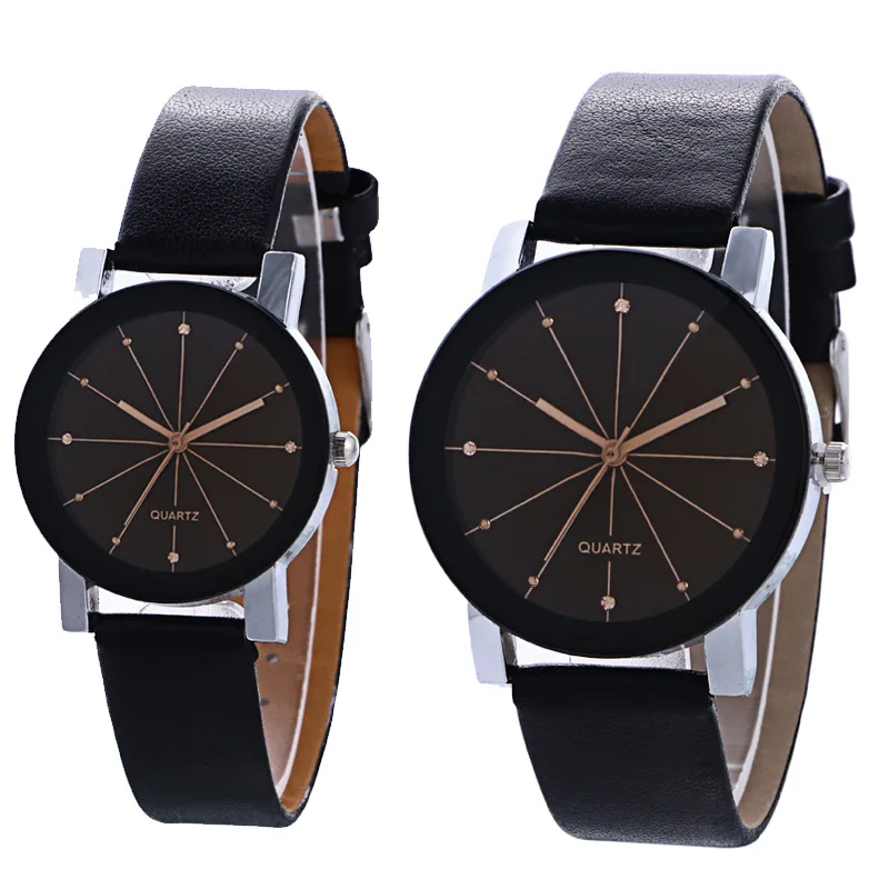 

Hot Selling Special Offer Korean-style Fashion Students Couple Watch Spot Lines Measuring Tawny Retro Leisure Table on Behalf