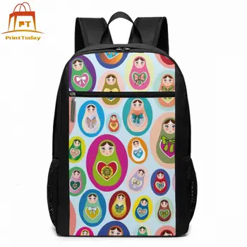 

Matryoshka Backpack Matryoshka Backpacks Travel High quality Bag Multifunction Pattern Student Bags