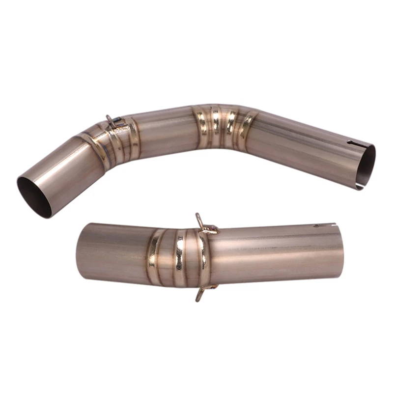 For Yamaha r1 YZF-R1 2009-2014 Escape Modified 51mm interface Titanium Alloy Double tube Motorcycle Exhaust Middle Link Pipe - Image 3