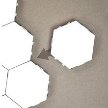 Светодиодный квантовый светильник DIY с сенсорным сенсором, Ночной светильник, модульный шестигранный светодиодный магнитный настенный светильник, светодиодный ночник