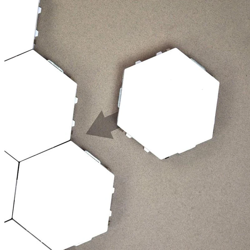 Sensível ao Toque Lâmpada de Parede Nova Dropshoper Faça Você Mesmo Quantum Luz Sensor Noite Lâmpada Modular Hexagonal Magnética Night Light Led