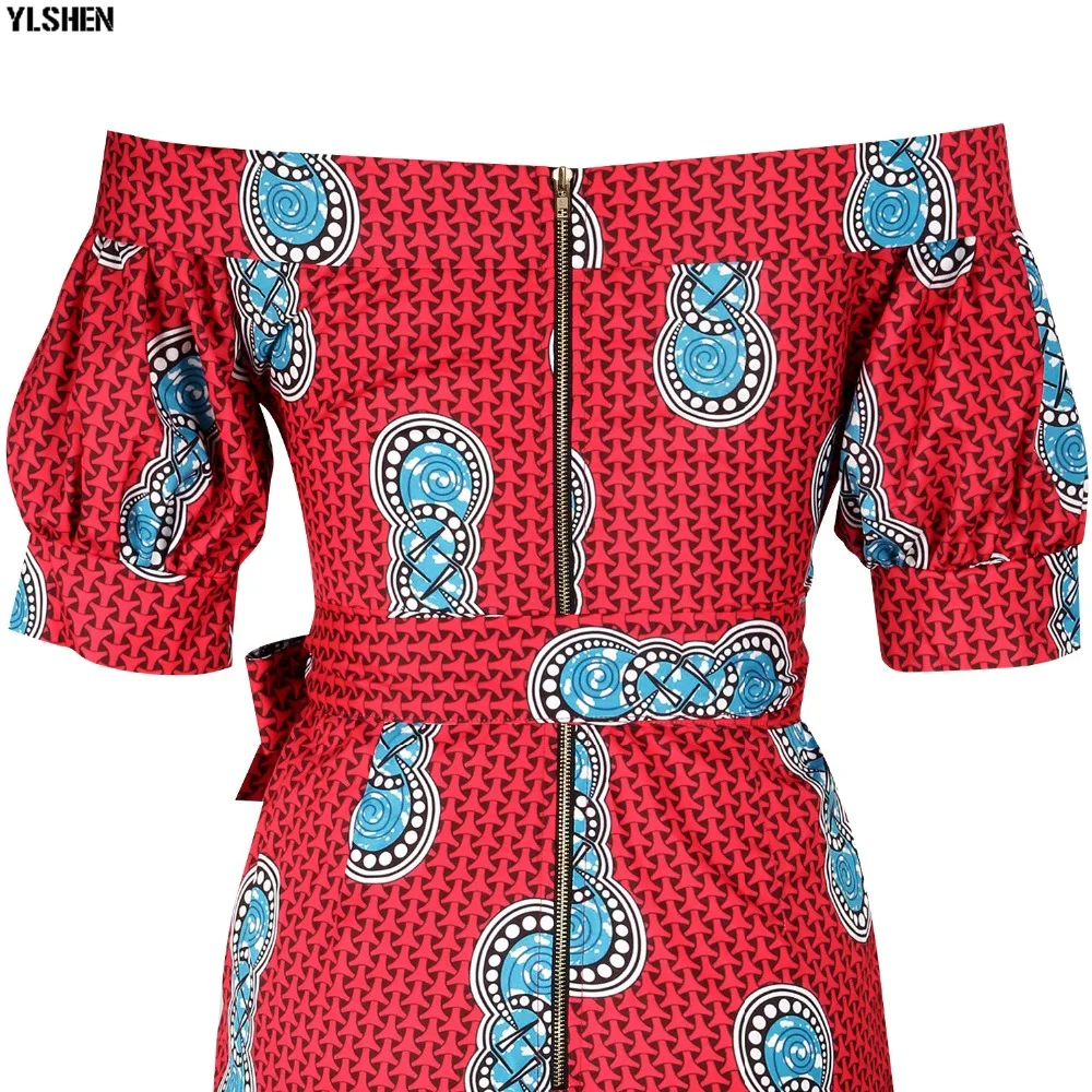 Dashiki African Clothes for Women Traditional Print  Jumpsuit Dresses Basin Riche Clothing Vetement Robe Africaine Femme 2019 10