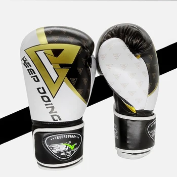 

1 Pair Unisex Boxing Gloves Faux Leather MMA Training Fighting Sports Mittens