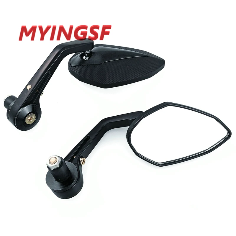 Зеркало на руль мотоцикла с боковой ручкой для YAMAHA R6 R1 MT 09 07 TMAX XMAX WR 125 250 KTM DUKE 690 200 390