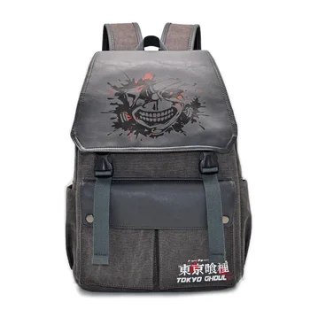 

Large capacity Anime Backpack Cosplay Satchel School Shoulder Laptop Bag Tokyo Ghoul Rucksack Children Backpacks Travel Bags