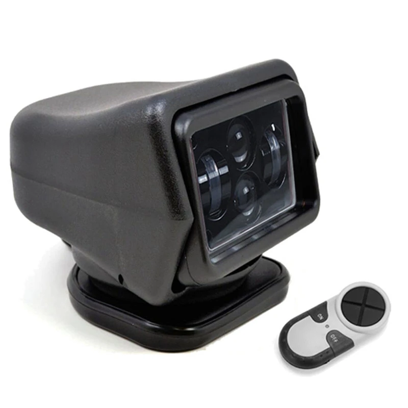 

1Pcs 60W DC 12/24V LED Searchlight Wireless Remote Control Spotlight for Car Boat Vehicles Wrangler Beam