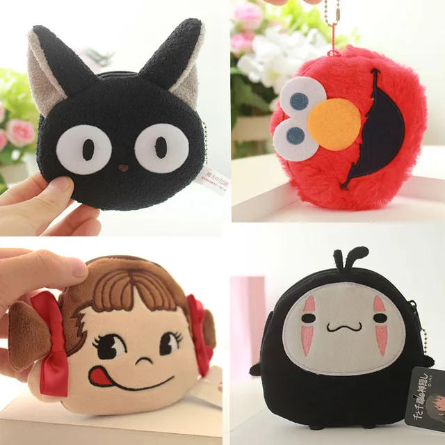 Cute Mini Plush Wallet Soft Plush Avocado Coin Purse Cartoon Unicorn Wallet Girls Lovers Valentines Gift Small Bag Gift for Kids 1