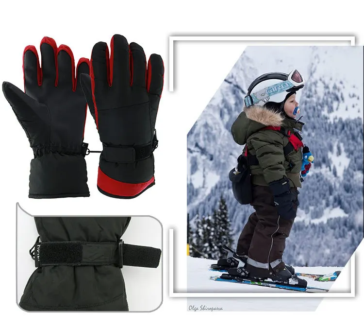 Мужские лыжные перчатки, перчатки для сноуборда, снегоходы, мотоциклетные, зимние перчатки, ветрозащитные, водонепроницаемые, унисекс, зимние перчатки