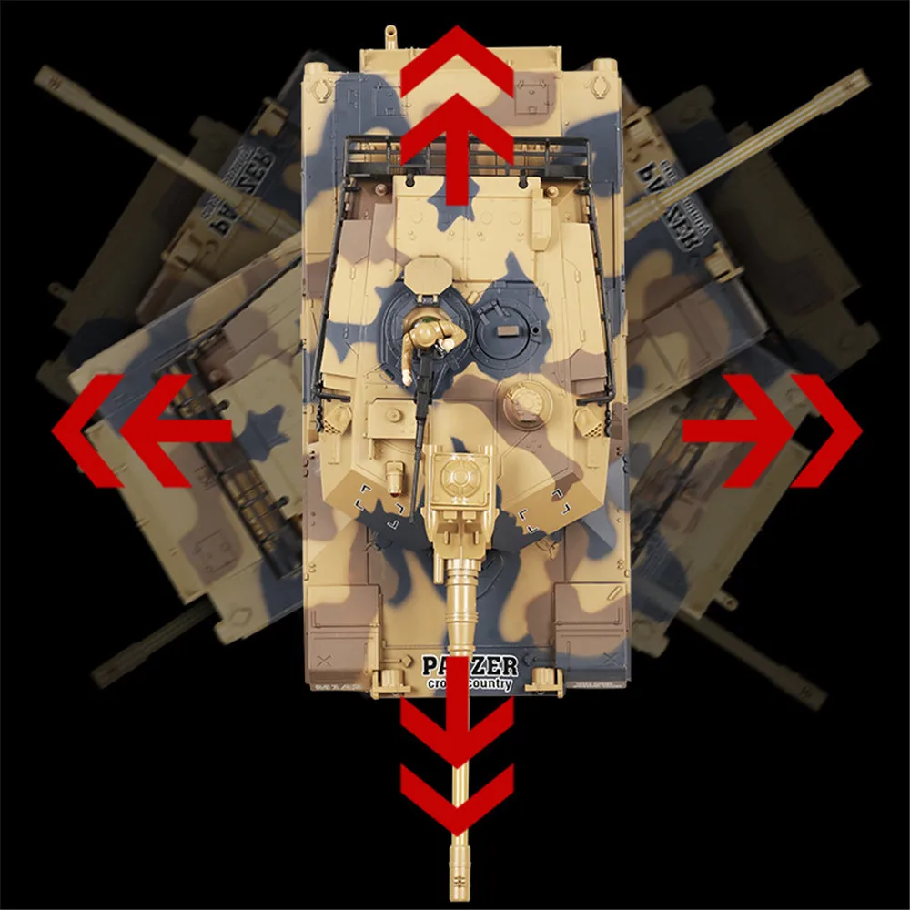 Радиоуправляемый Танк битва Немецкий тигр 2A6 T90 M1A2 реалистичное вращение Музыка Led радио смог 2,4 г дистанционное управление Танк боевые игрушки для детей