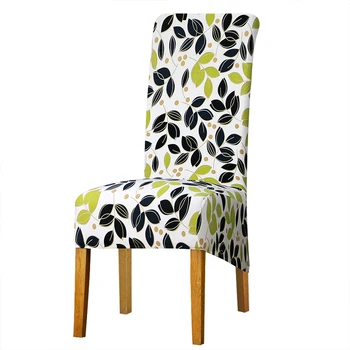 

XL Size Long Back Chair Cover Large Big Size Europe Style High Back Seat Covers For Home Restaurant Hotel Party Banquet