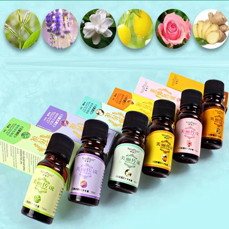 

10ml Body Essential Oils Organic Massage Relax Fragrance Oil Skin Health Care Aromatherapy Diffusers Pure Essential Oils