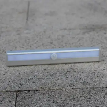

10LED Sensor Light Infrared Induction Lamp Night Light Wardrobe Cupboard Closet Wireless PIR Motion Stairway Drawer Portable