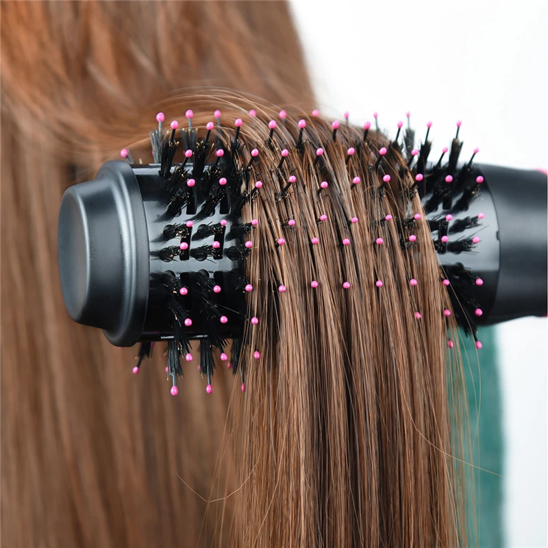 Escova de Secador de Cabelo Acima do ar 3 em 1 Intercambiáveis Rápido Aquecer Quente Pente Rolo Modelador Cabelo Elétrico Abaixo Secador 3 Velocidades 31 1000 w 2 do ar quente pente rolo modelador cabelo