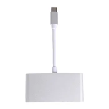 

Thunderbolt Usb 3.1 Type-C To Usb 3.0 Hub 4 Port Hub Adapter Usb-C Aluminum Type C To 4 Port Usb3.0 Hub