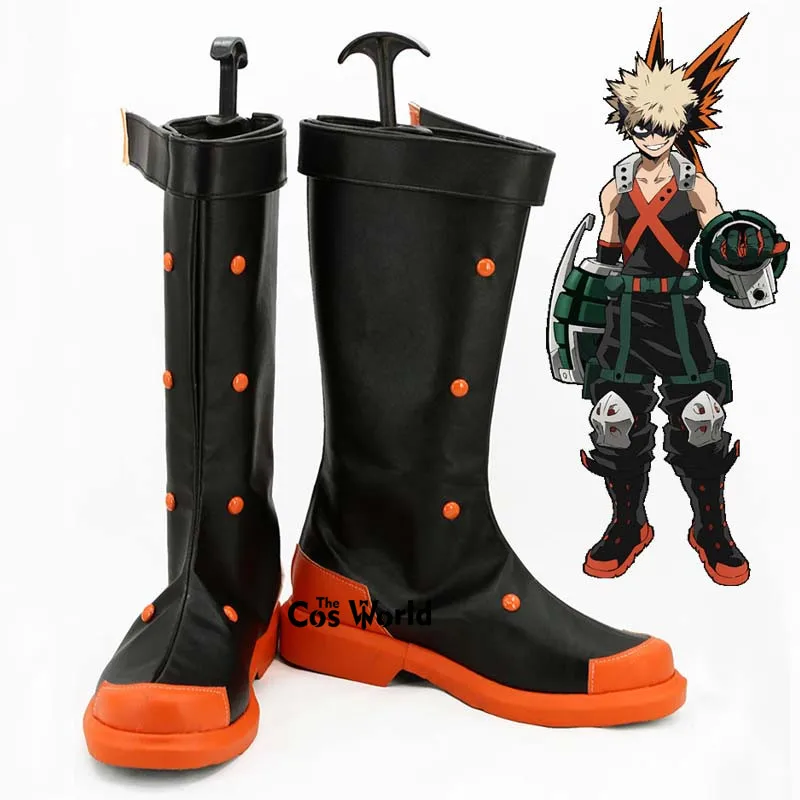 

Boku No Hero Academia Katsuki Bakugo Anime Customize Cosplay Shoes Boots