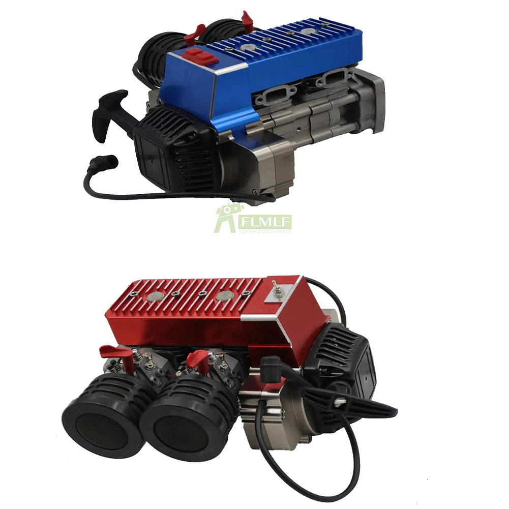 26CC 29CC 30,5 cc 32CC 36CC 38CC 45CC 4 болта двигателя и 58CC газовый двигатель двойной цилиндр комплект для 1/5 HPI ROVAN KM BAJA Losi FG Goled