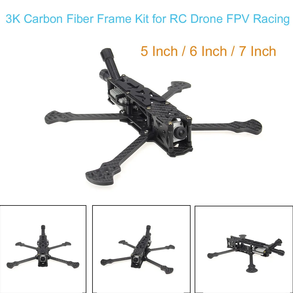

dron fimi x8 se drone gpsHGLRC Sector V2 H 5/6/7 In Arm 5mm 3K C-arbon Fiber Frame Kit For Racing drone 4k dji spark Purchasing