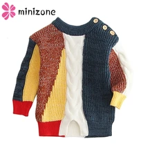 Новинка; зимний свитер для малышей; хлопковые плотные пуловеры с длинными рукавами для маленьких детей; Одежда для девочек; Верхняя одежда для маленьких девочек и мальчиков; топы