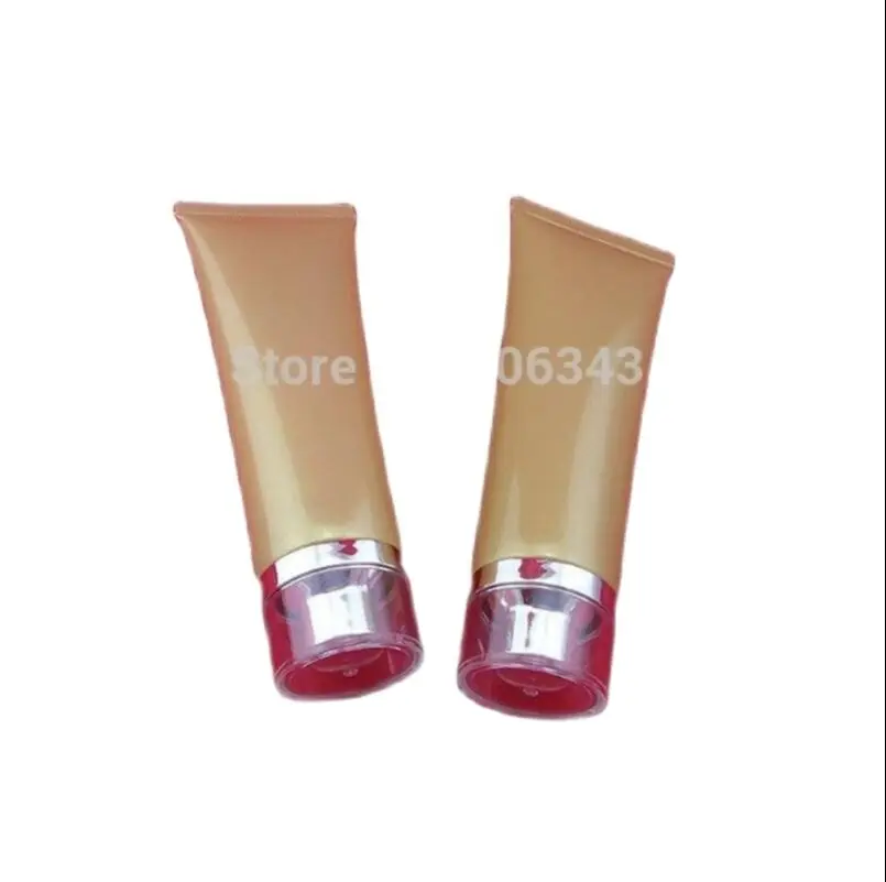 

80ml gold soft tube or mildy wash tube or butter or handcream tube with acrylic silver lid